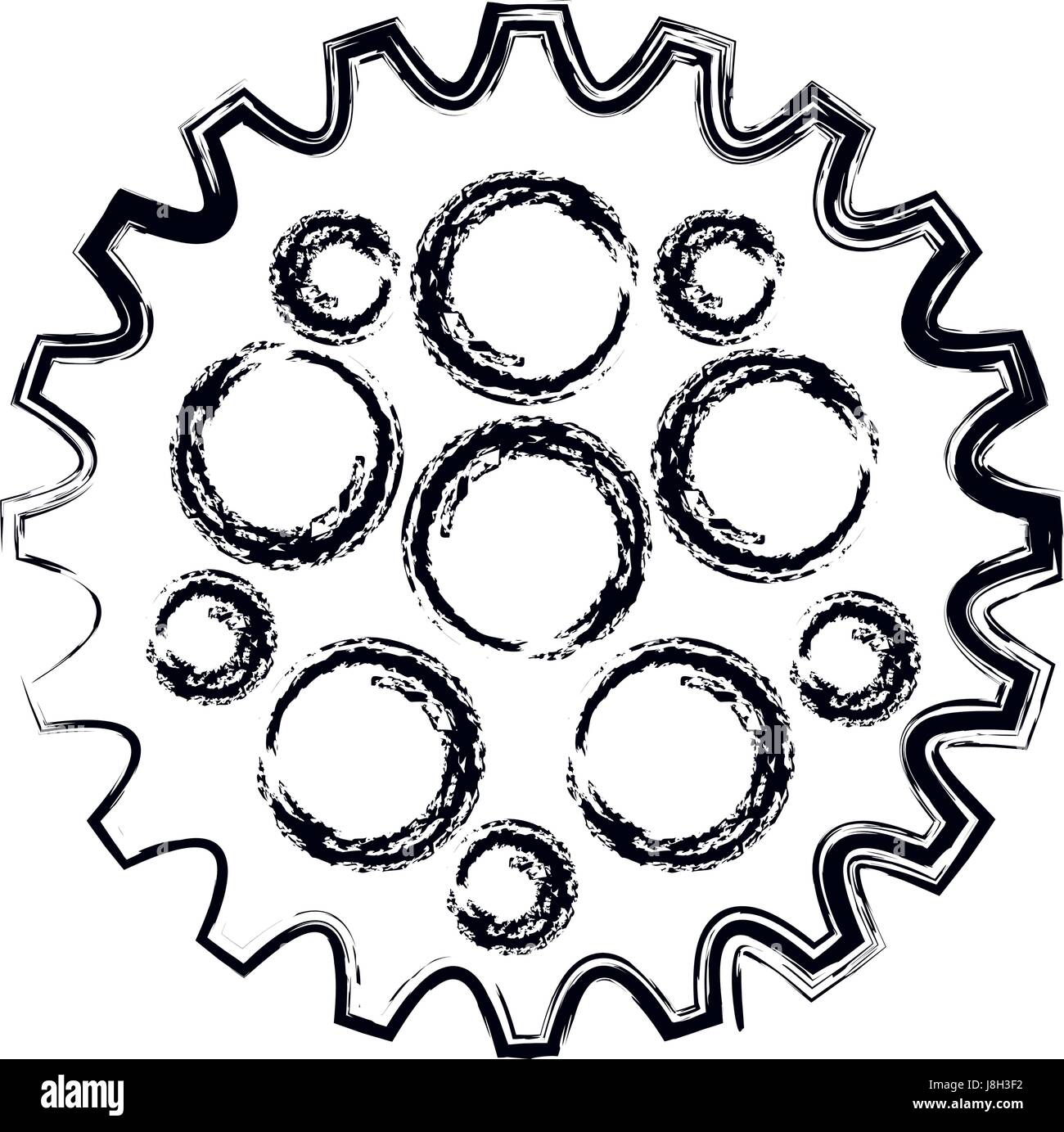 bike gears design Stock Vector Image & Art Alamy