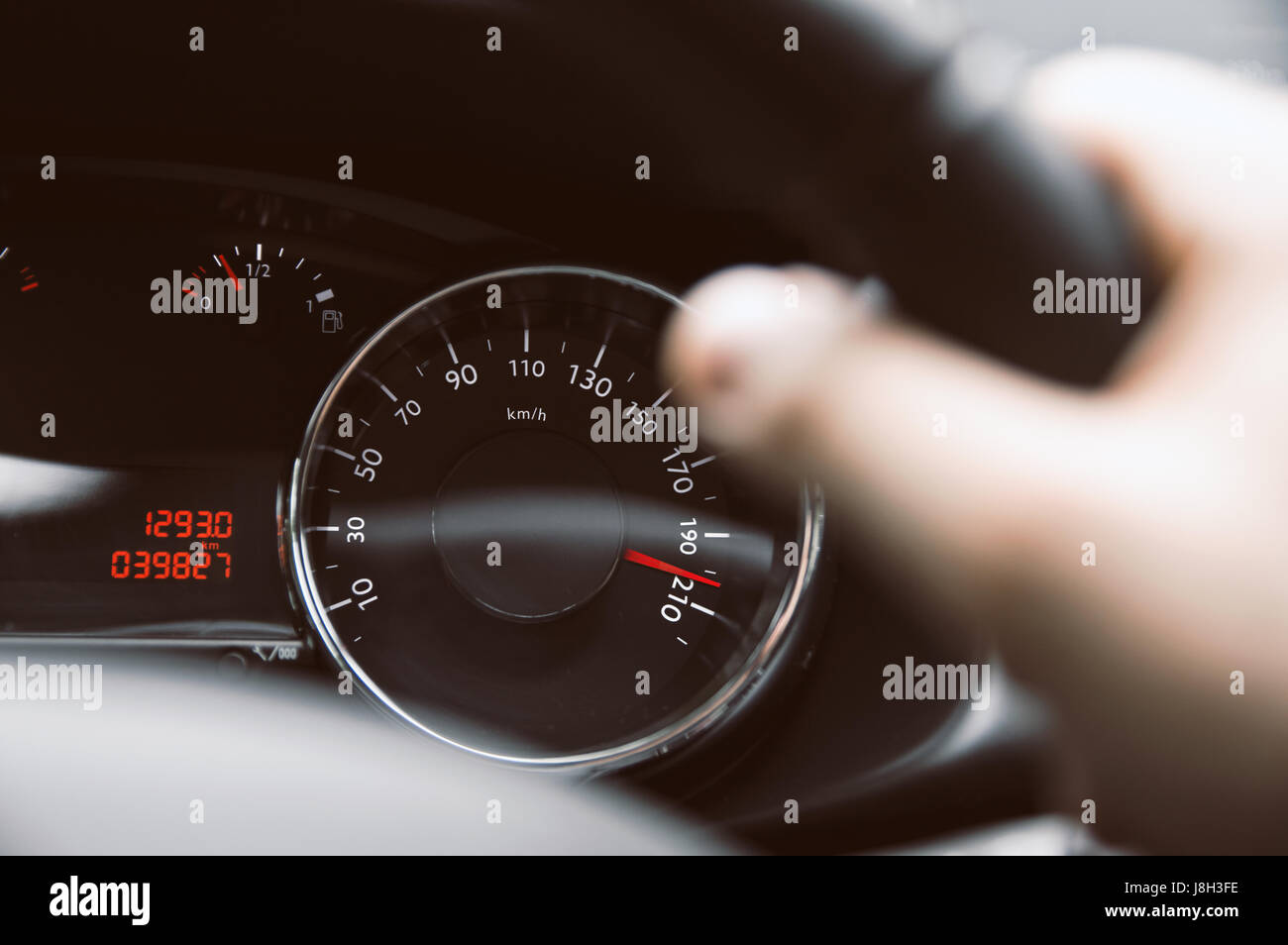 Car speedometer hi hi-res stock photography and images - Alamy