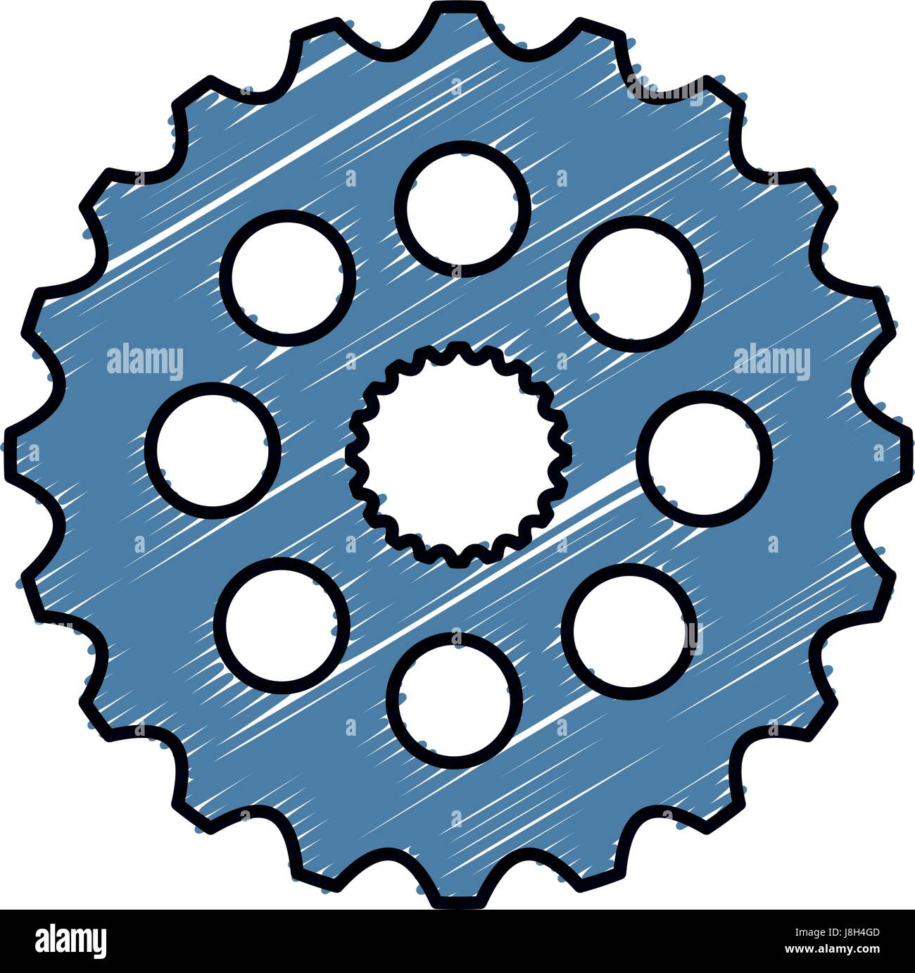 bike gear icon Stock Vector Image & Art - Alamy
