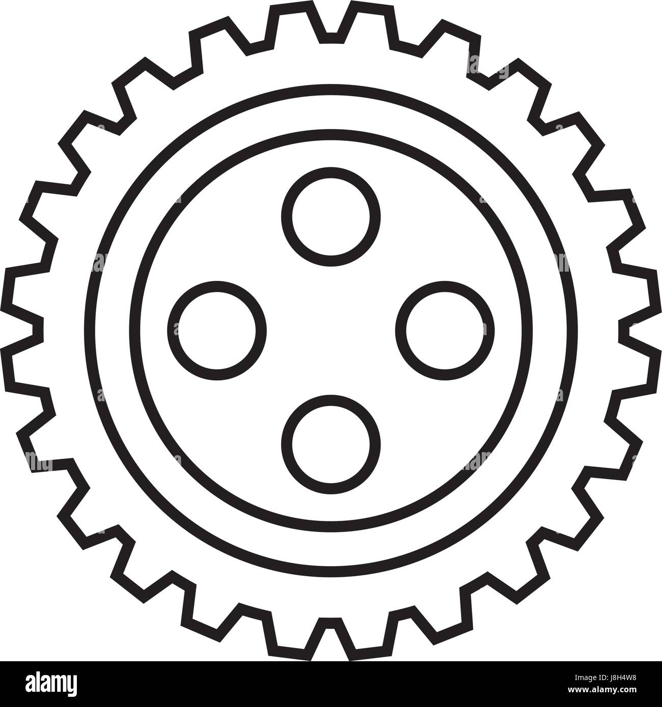 bike gear icon Stock Vector Image & Art Alamy