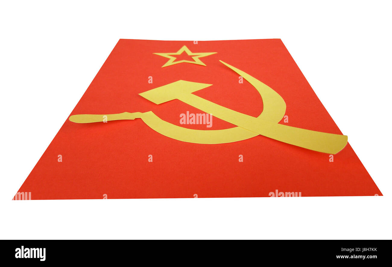 flag, country, sickle, communism, hammer, marxism, gavel, flag, country, Stock Photo