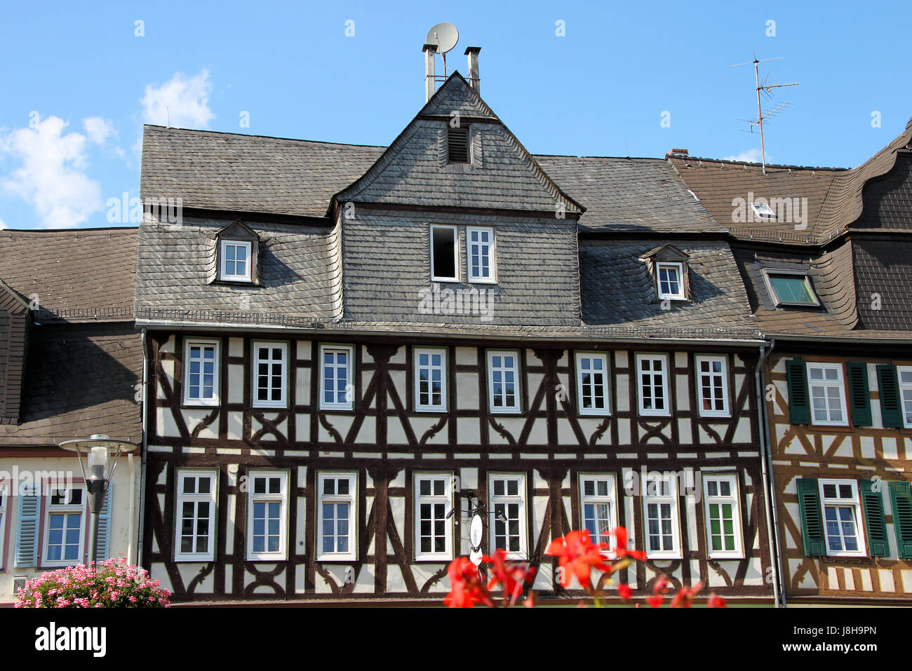 Historical Frame Work Slate Blue House Building Historical Stock Photo Alamy Historical Frame Work Slate Blue House Building Historical Stock Photo Alamy