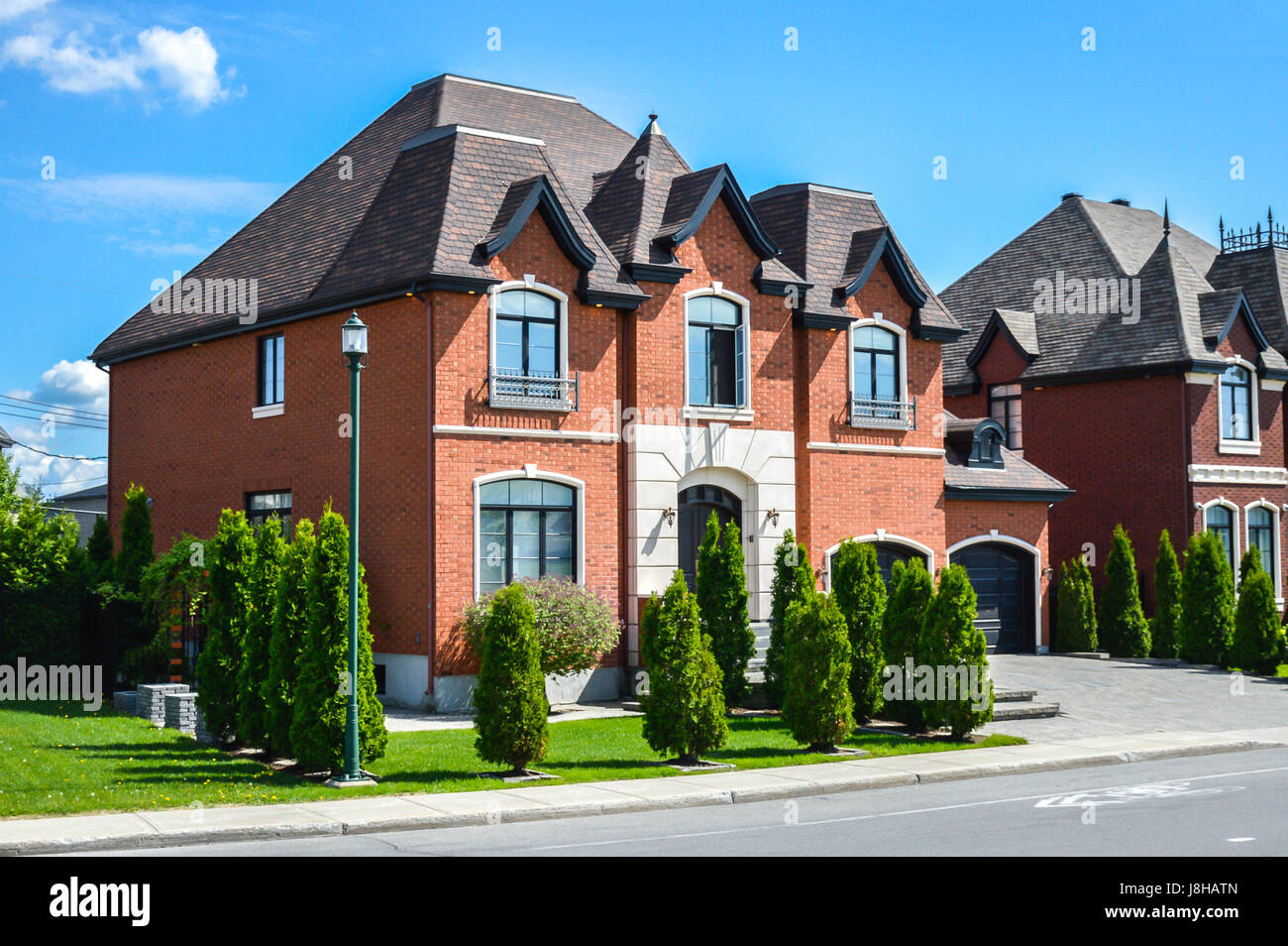Expensive homes in Montreal, Canada Stock Photo Alamy