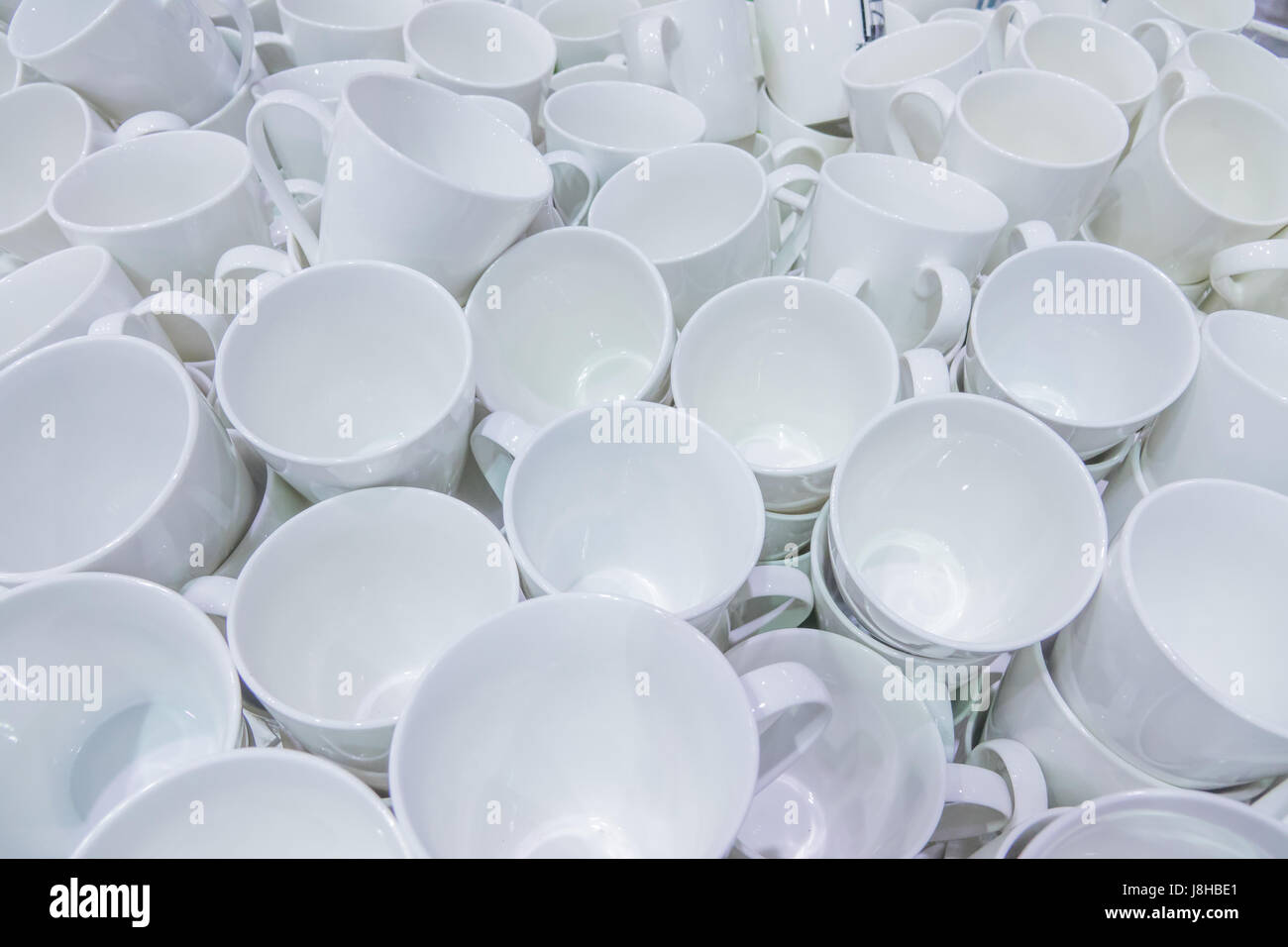 Cheap cups for espresso coffee ,ceramic mugs Stock Photo Alamy