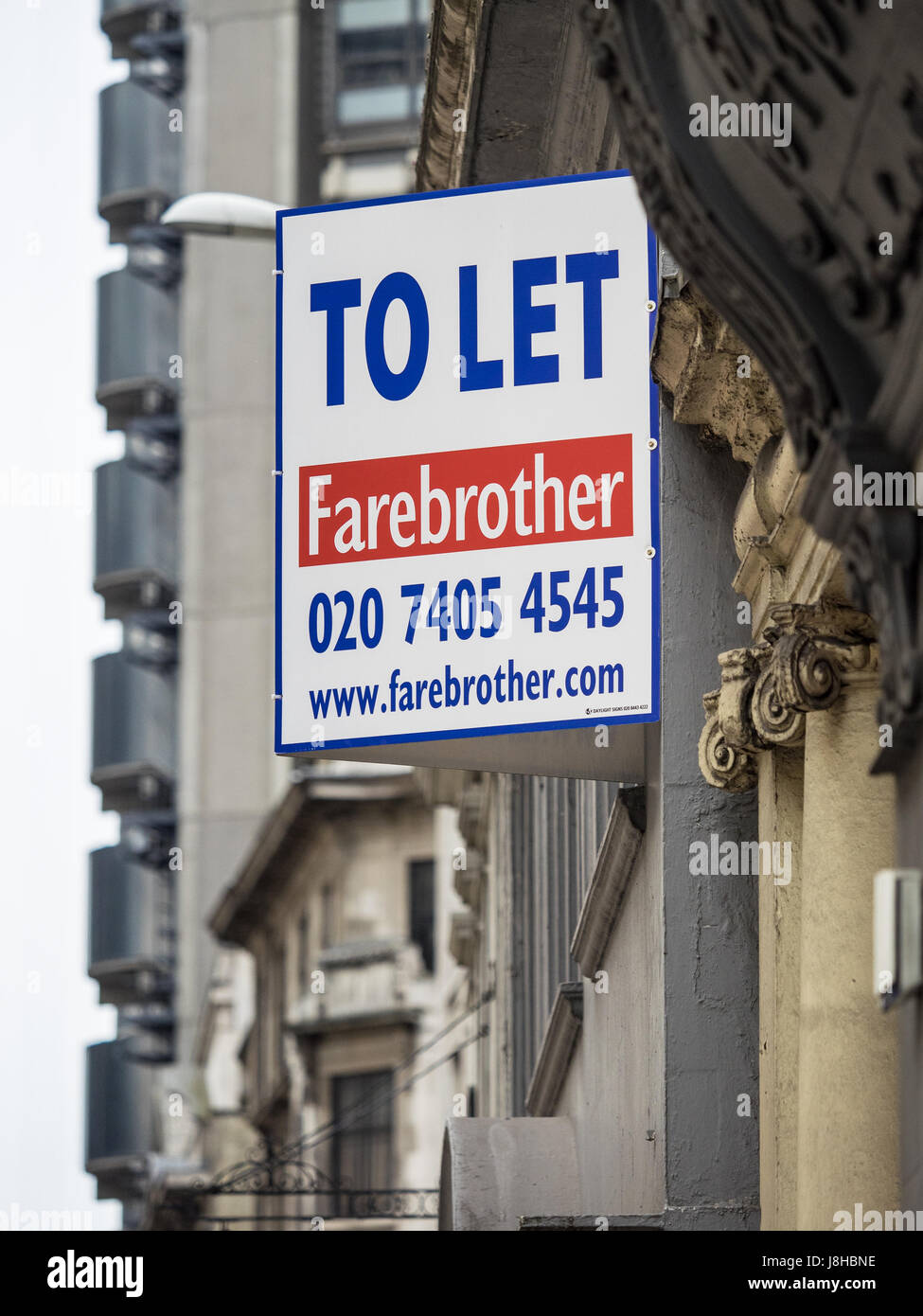 Offices to let in the City of London Stock Photo