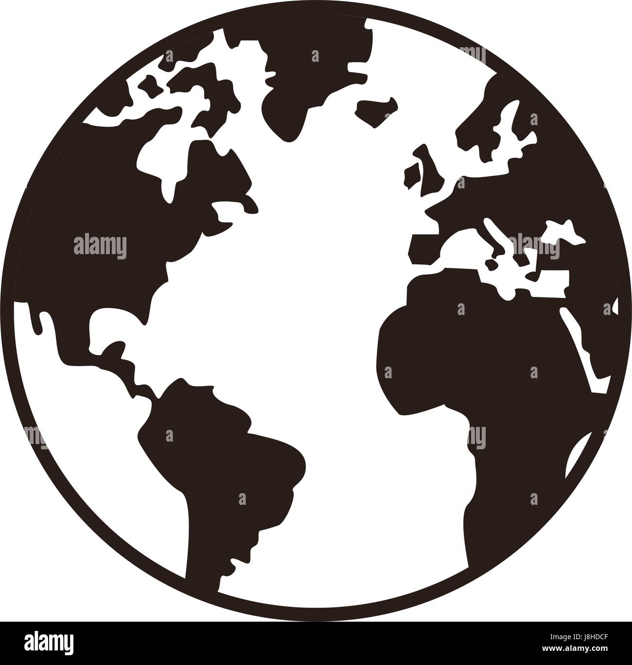 global earth map world geography image Stock Vector Image & Art - Alamy