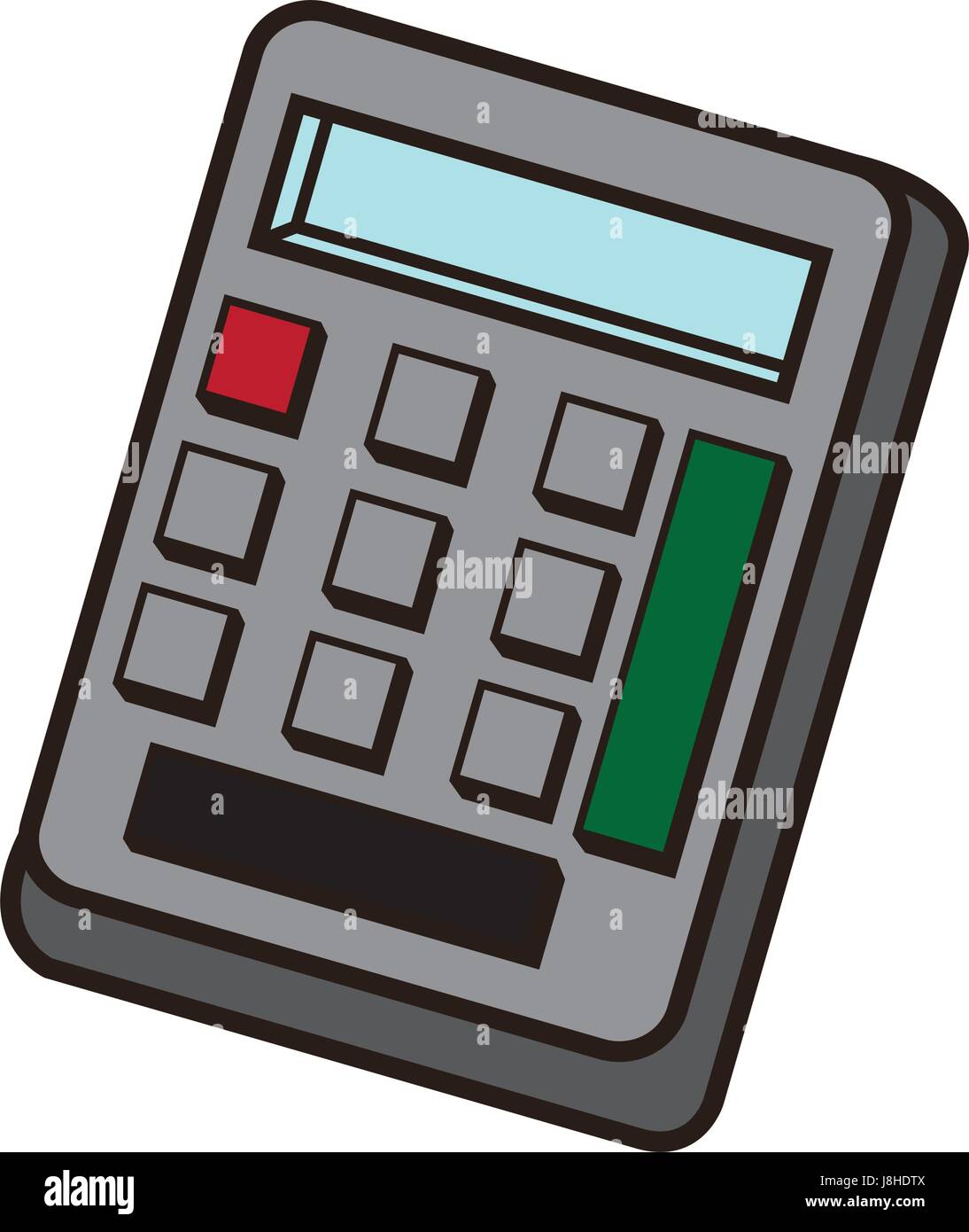 calculator savings, finances economy concept icon Stock Vector