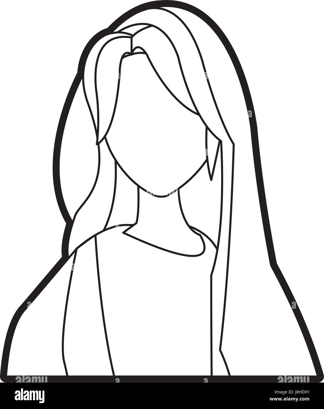 saint virgin mary religion catholic image Stock Vector Image & Art Alamy