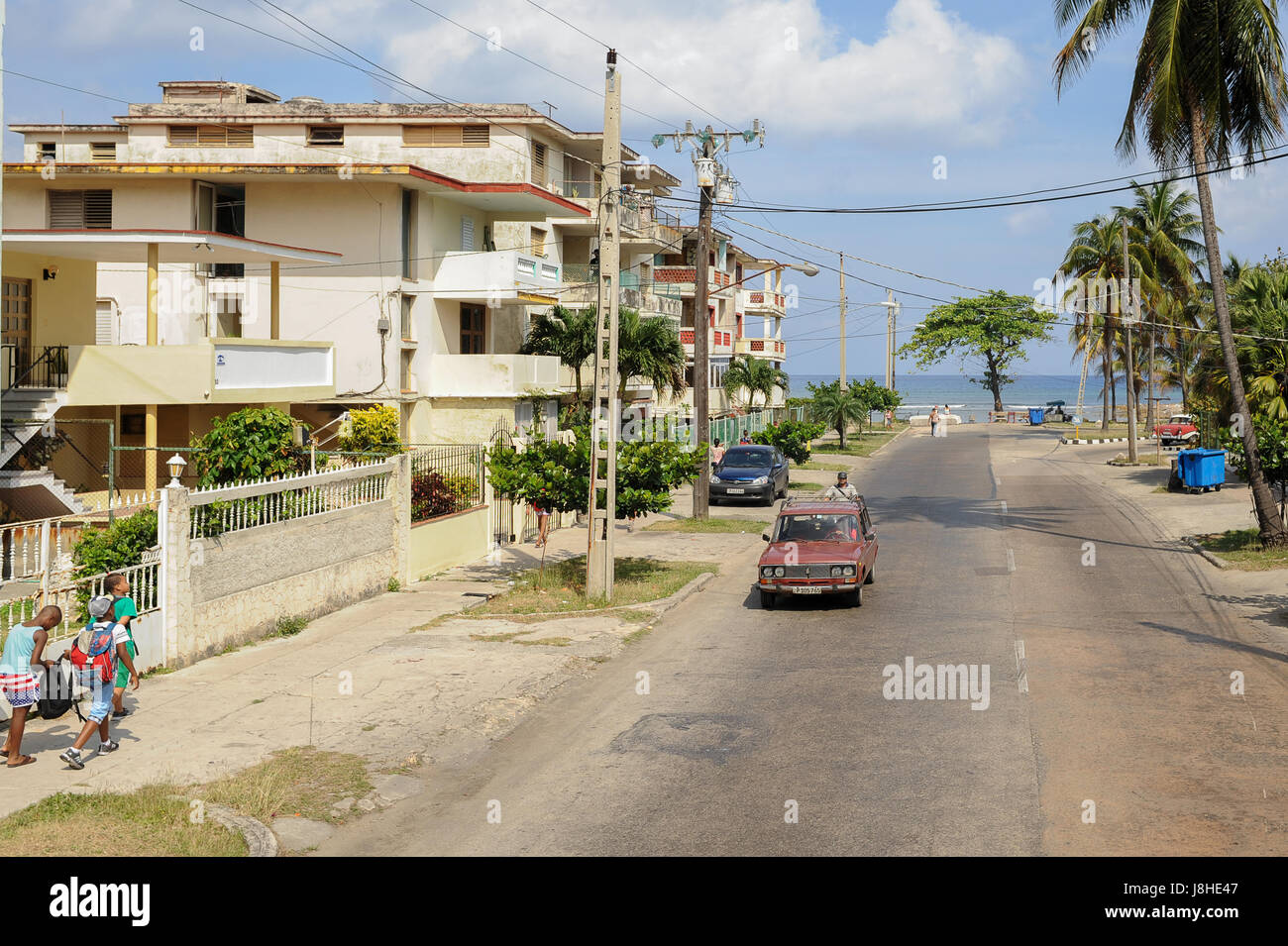 Street view of Havana, Cuba Stock Photo