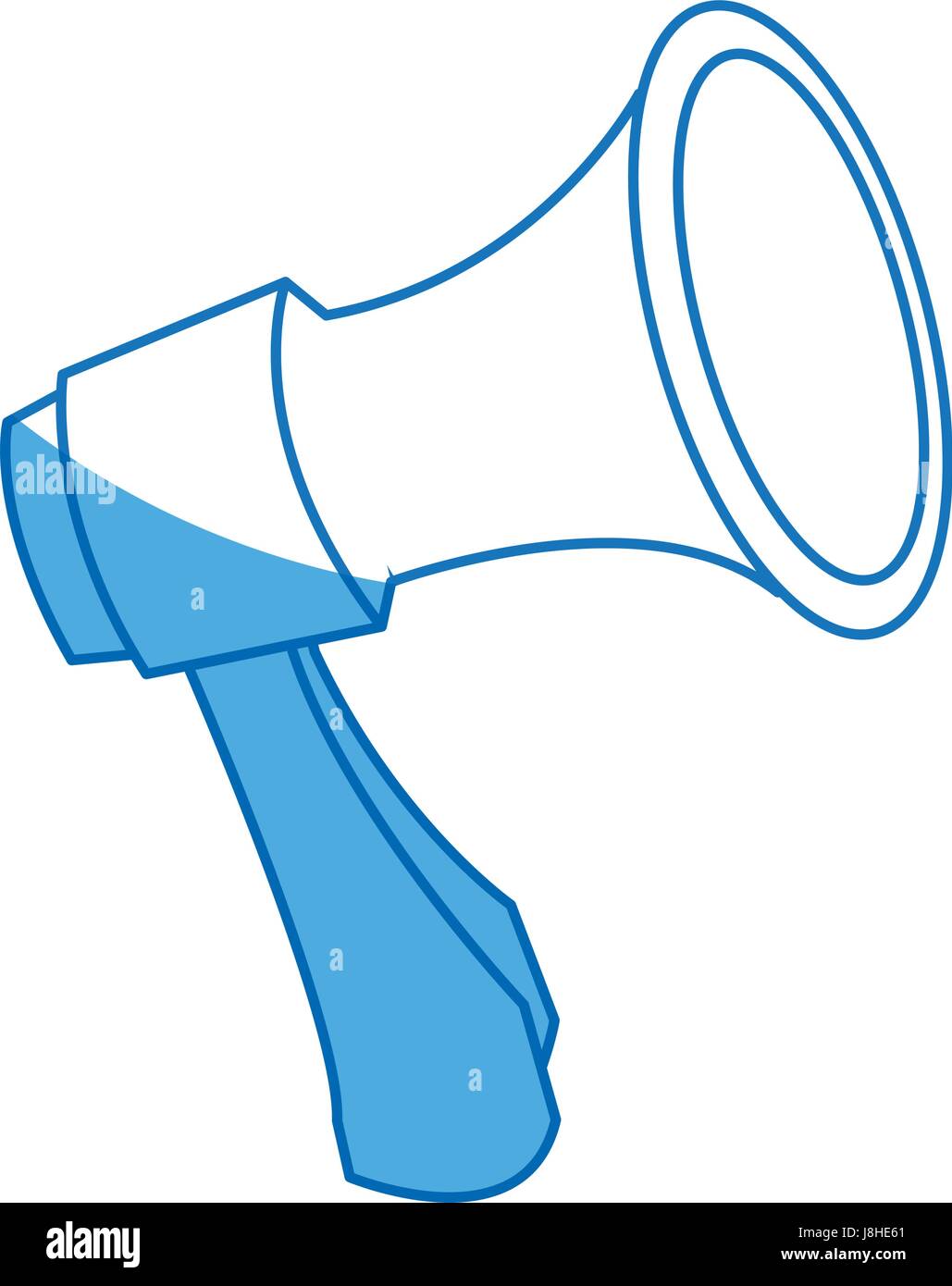 megaphone loudspeaker alert announce icon Stock Vector Image & Art - Alamy