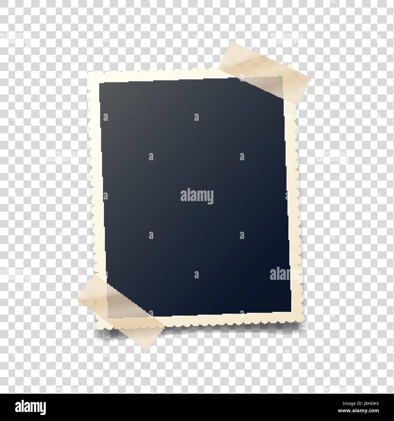 Download Old Photo Card With Tape Carved Sides Frame Film Retro Vintage Stock Vector Image Art Alamy Yellowimages Mockups