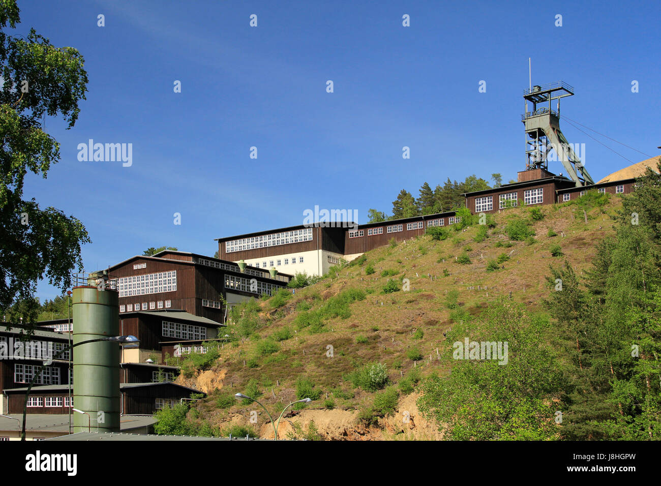 rammelsberg ore mines Stock Photo
