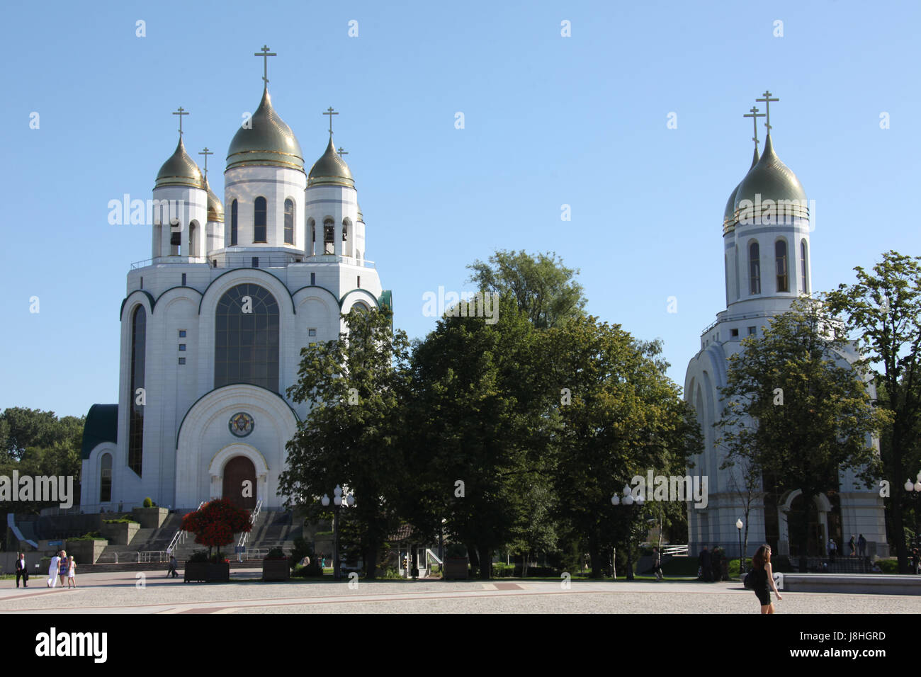russia - kaliningrad - christ savior cathedral Stock Photo