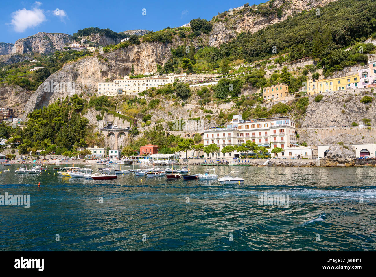 Amalfi coast boat hi-res stock photography and images - Alamy