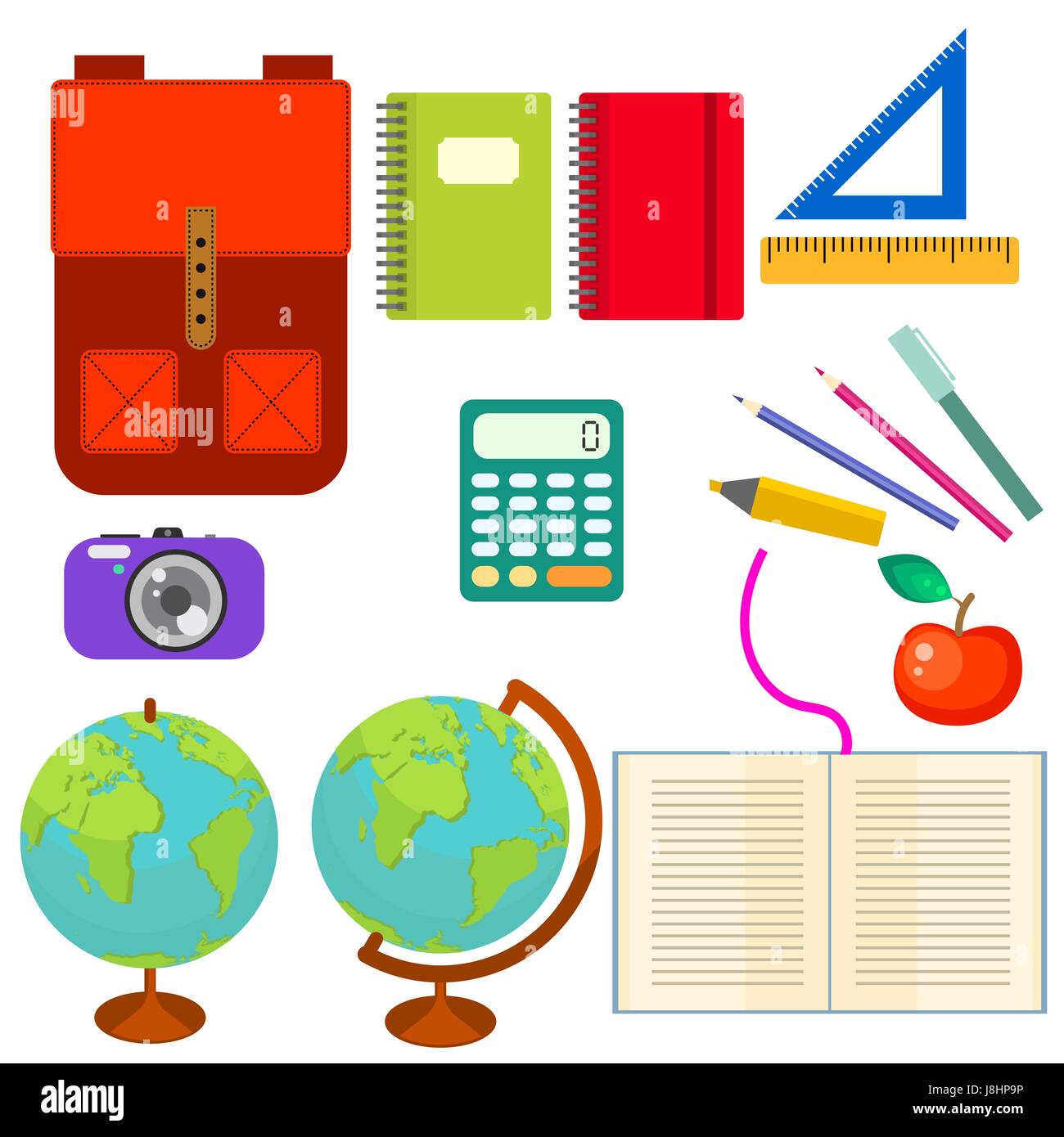 https://c8.alamy.com/comp/J8HP9P/school-supplies-vector-clip-art-objects-J8HP9P.jpg