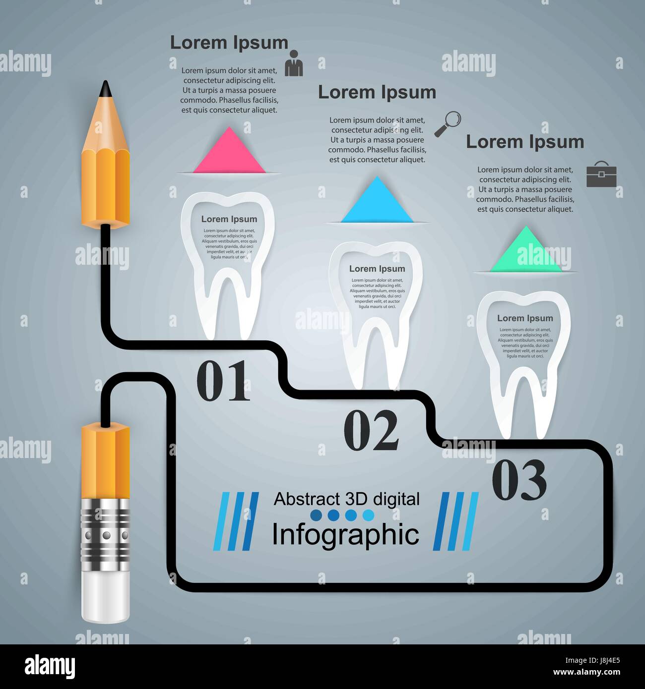 Business Infographics. Tooth icon Stock Vector Image & Art - Alamy
