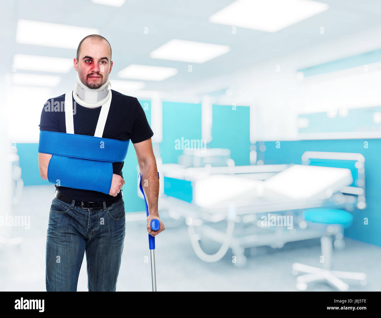 производственные травмы глаз. больной мужчина. мужчина ранен стоковое фото. Injured man. Injured man.