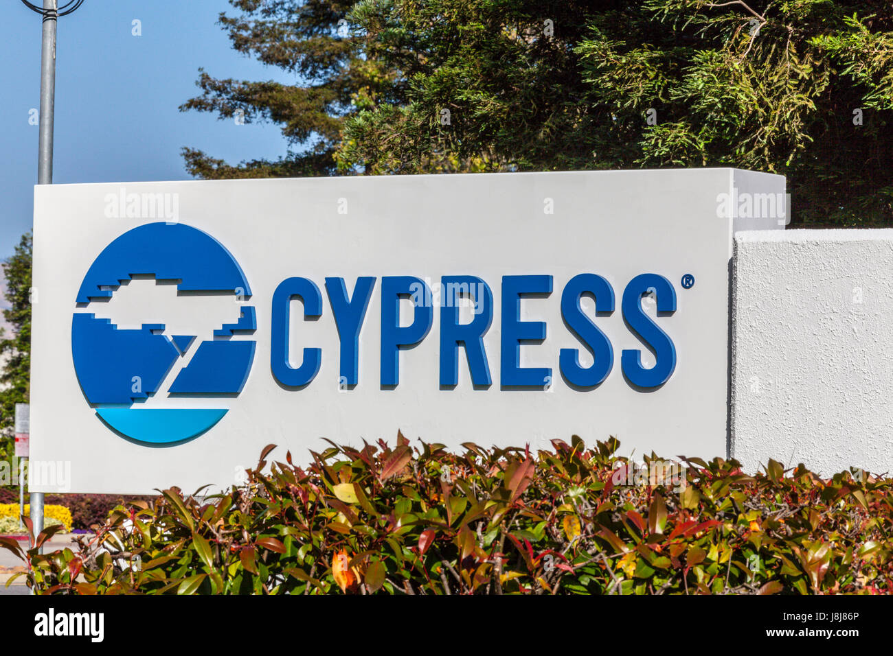 Cypress Semiconductor in San Jose California Stock Photo Alamy
