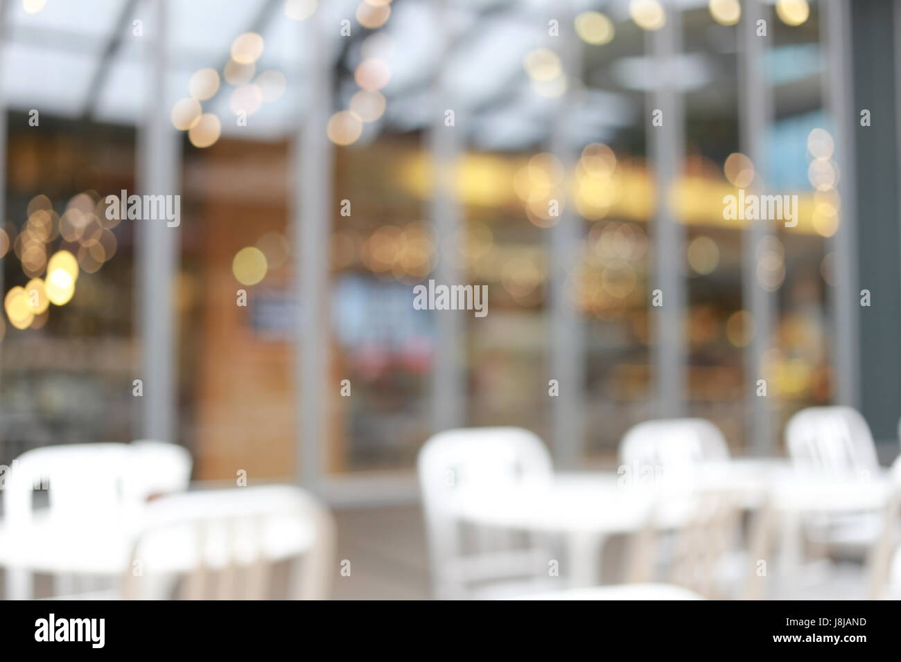 Abstract blur background of Restaurants cafe for design backdrop to Presentation or business promotion. Stock Photo