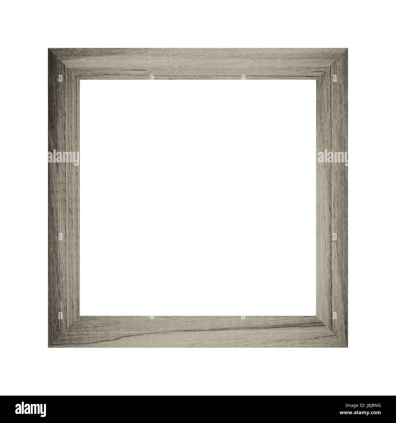 Old wooden frame isolated on white background Stock Photo - Alamy