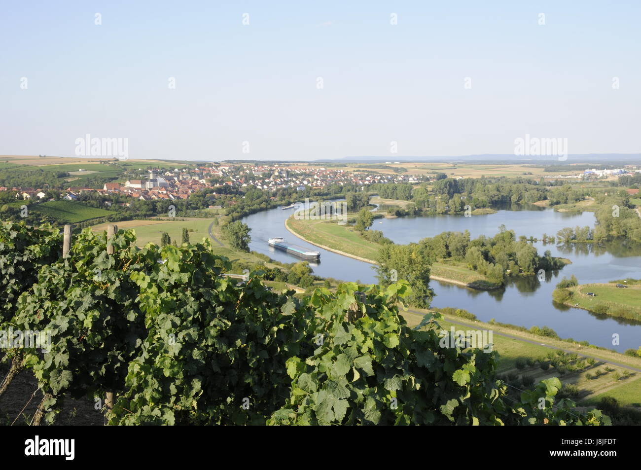 bavaria, river, water, francs, city, town, vineyards, cultivation of wine, Stock Photo