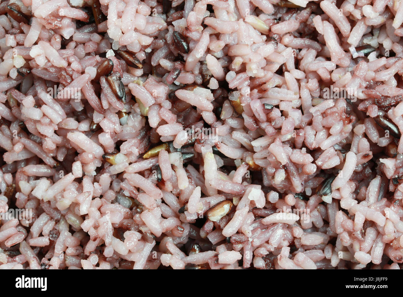 Texture of ripe rice berry for design nature foods background. Stock Photo