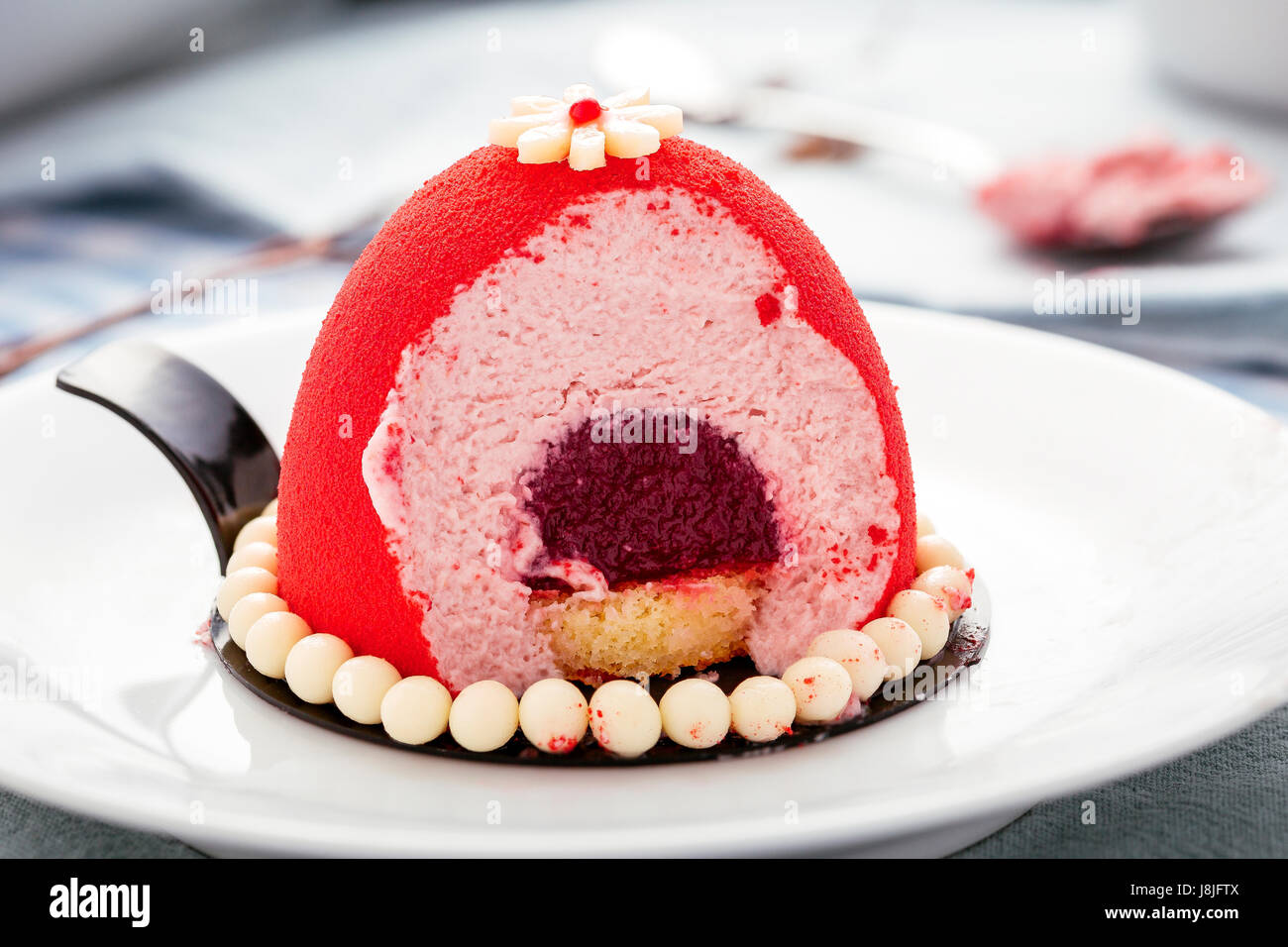 Musu Cake Cute Mousse Cake Stock Photo - Alamy