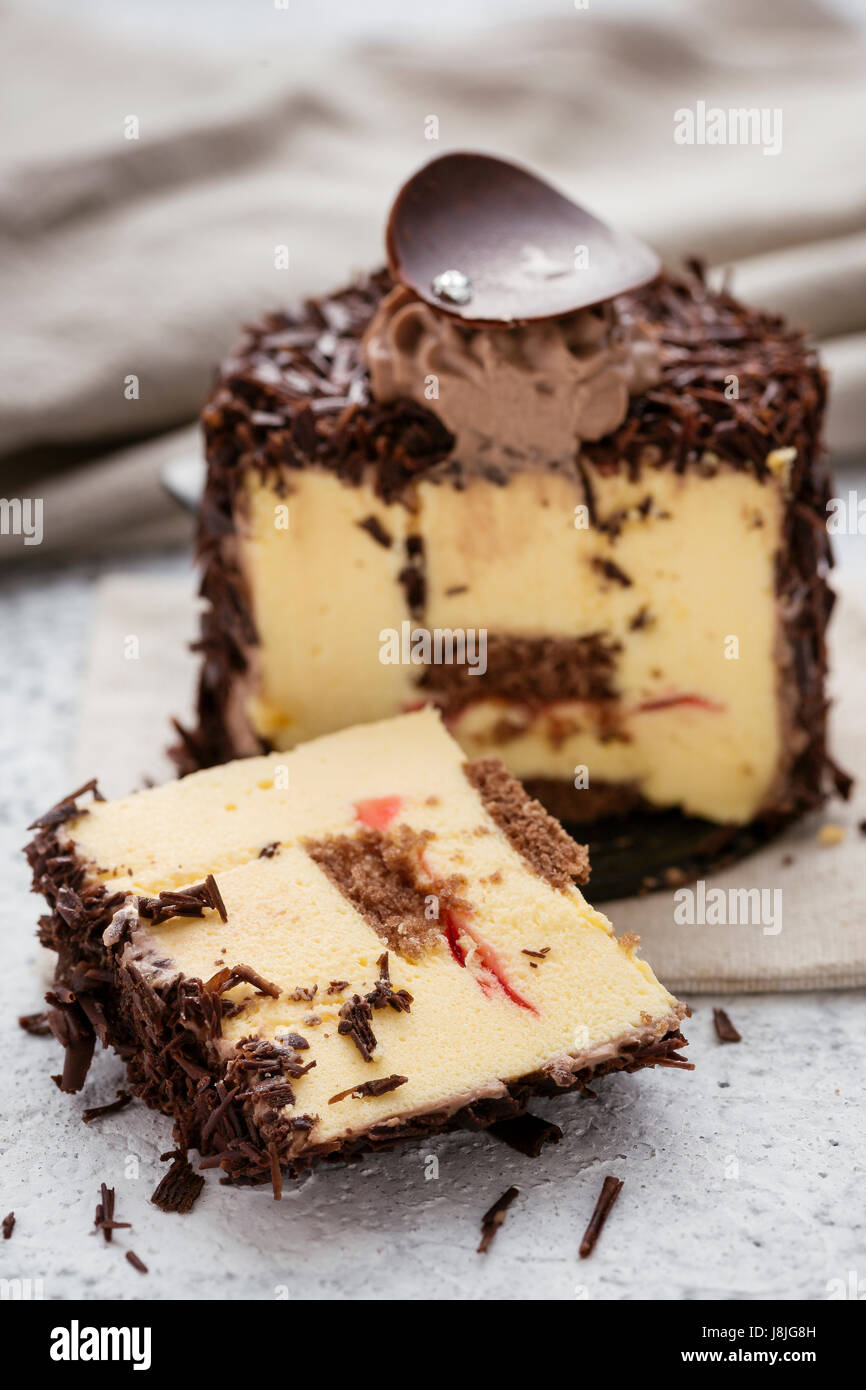 Musu Cake Cute Mousse Cake Stock Photo - Alamy