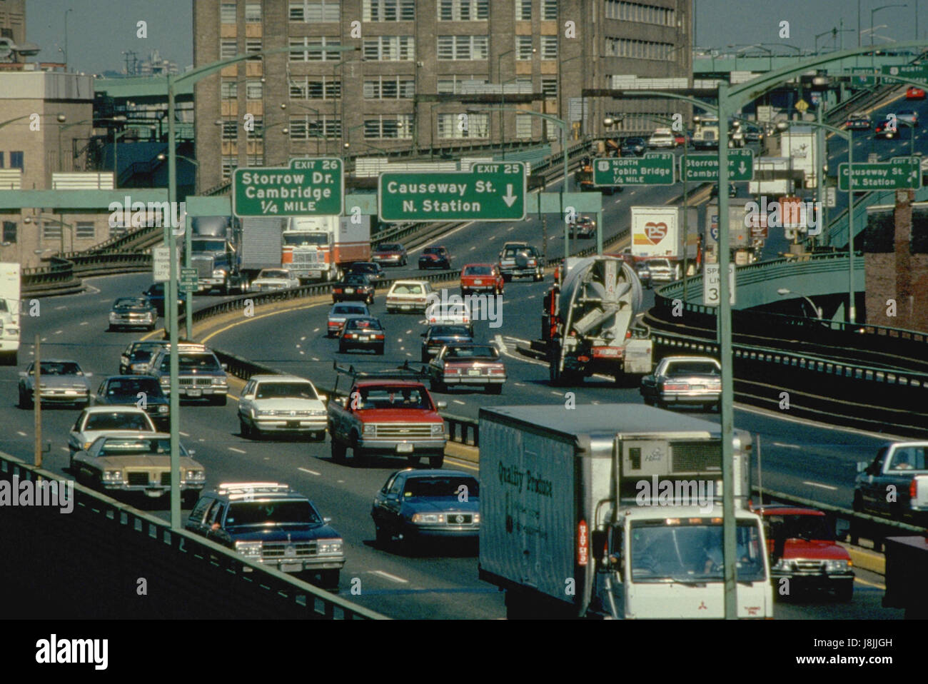 Boston traffic jam hires stock photography and images Alamy