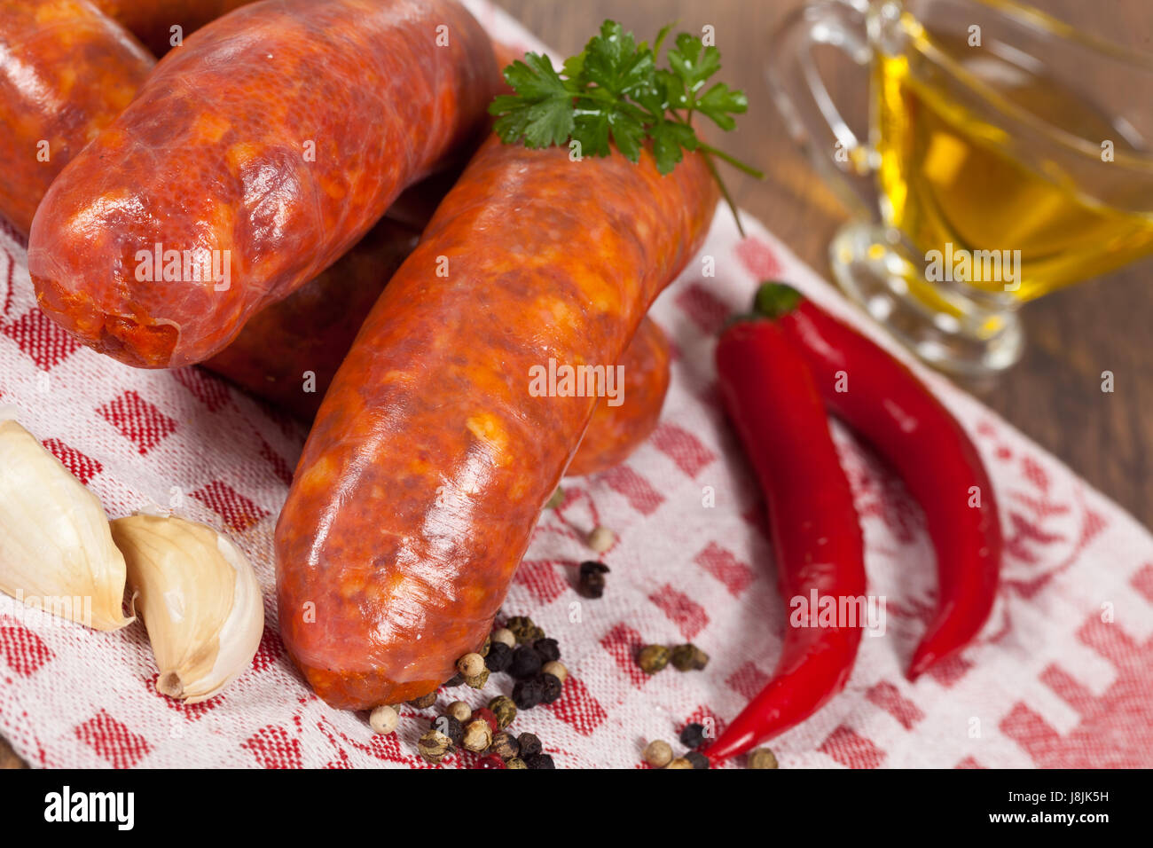 food, aliment, aromatic, sausage, cholesterol, thick, wide, fat, chilli