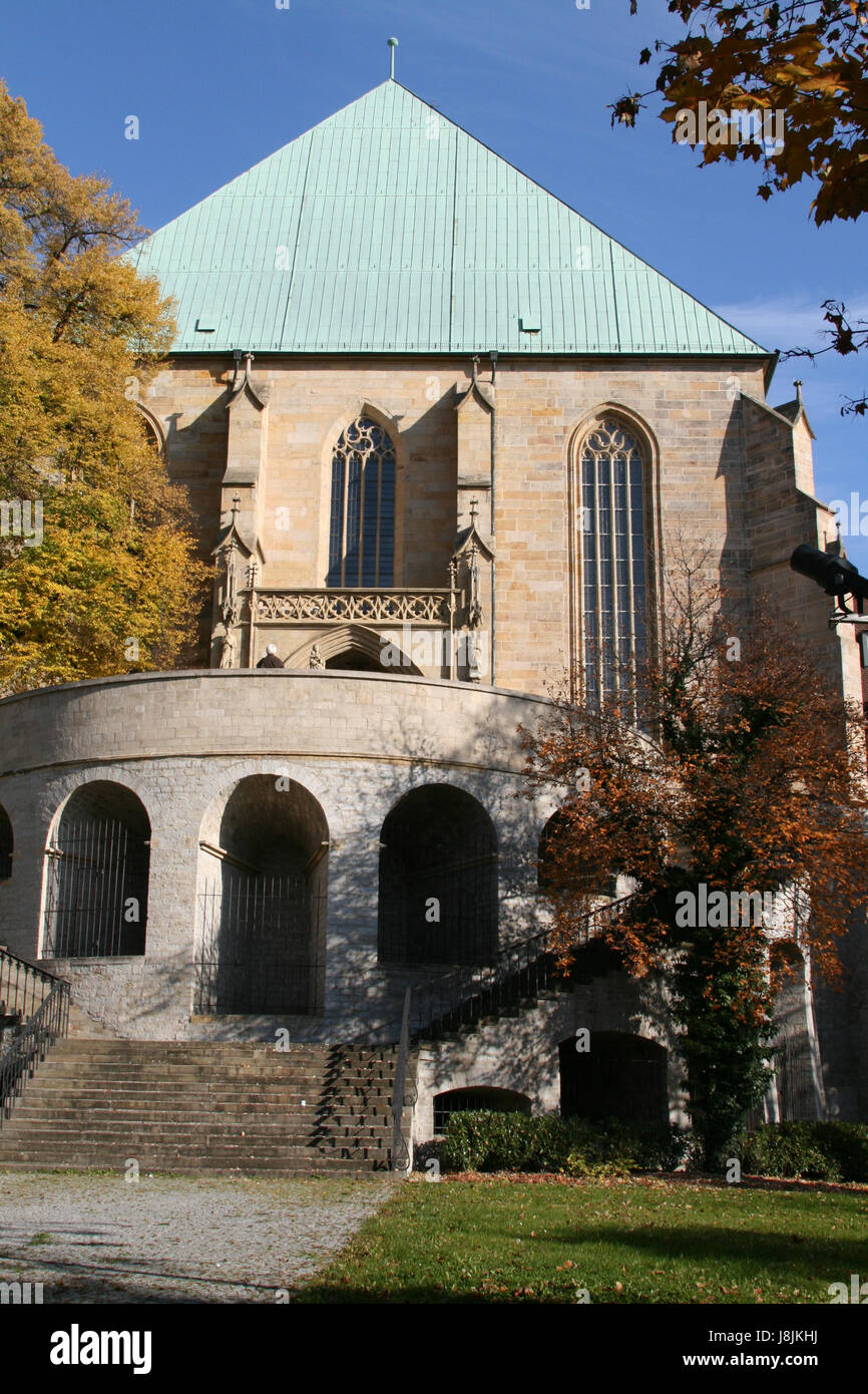 germany - erfurt - erfurt cathedral Stock Photo