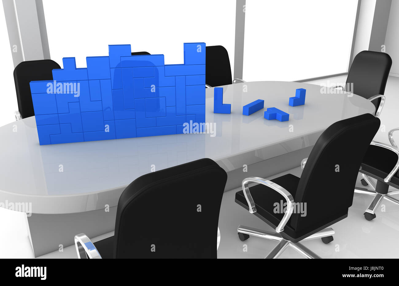 armchair, blue, office, discussion, strategy, game, tournament, play, playing Stock Photo Alamy