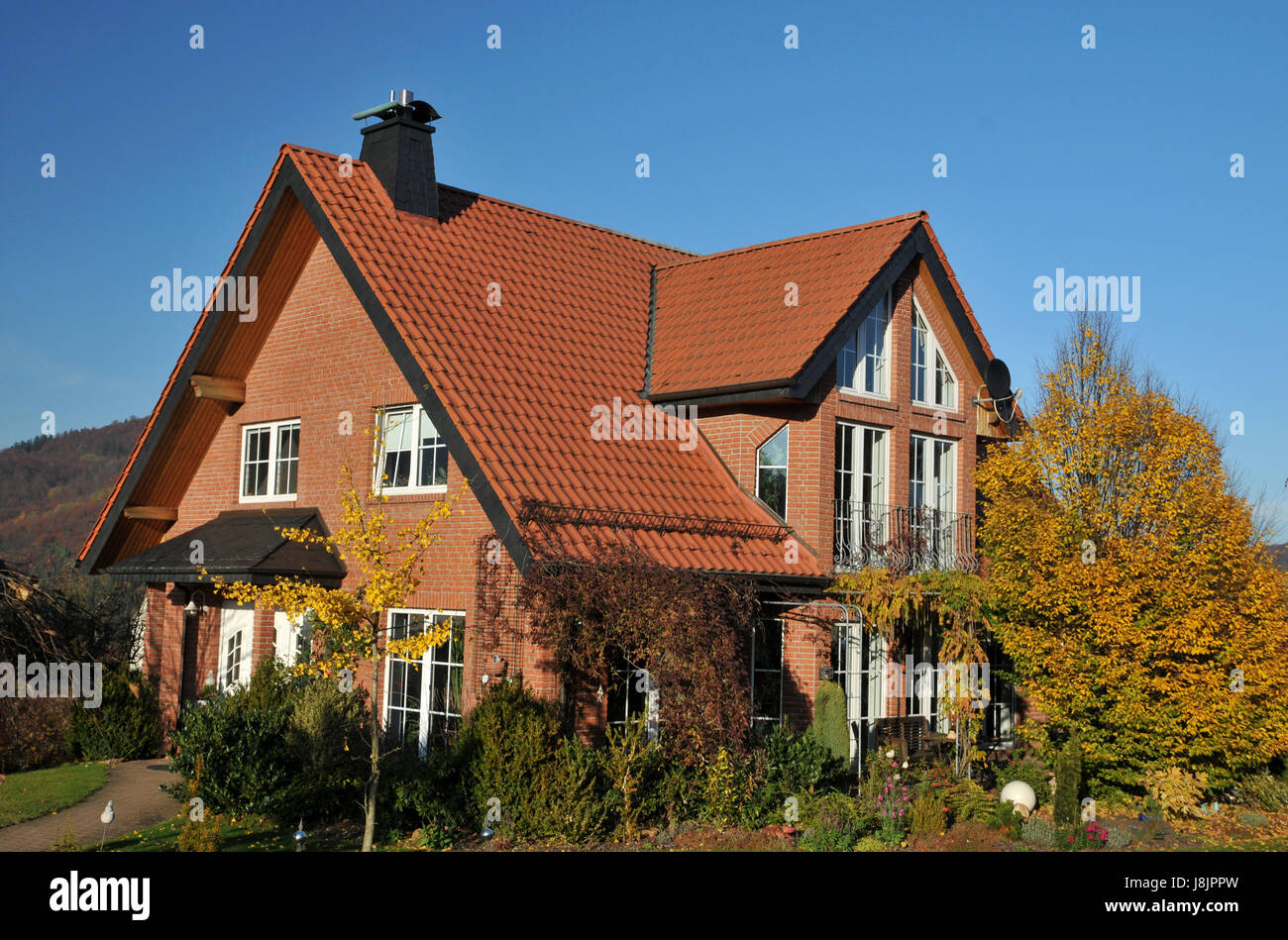 house, building, home, dwelling house, residential building, dream house, Stock Photo