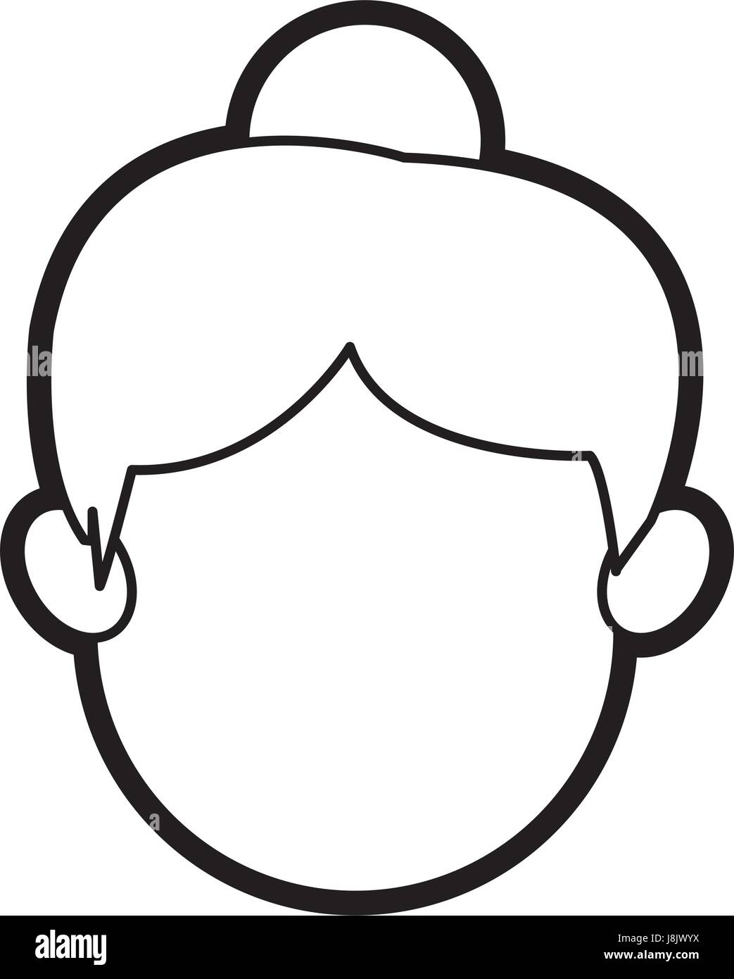 face head woman mom avatar image Stock Vector Image & Art - Alamy