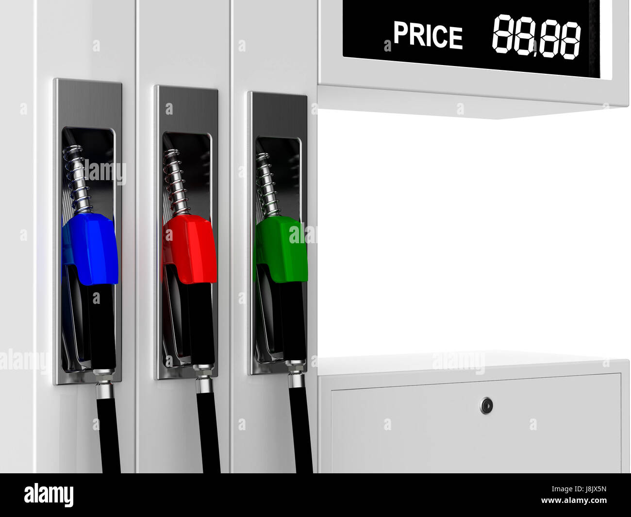 station, cost, fuel, gas, nozzle, price, gasoline, pump, station, blue Stock Photo Alamy