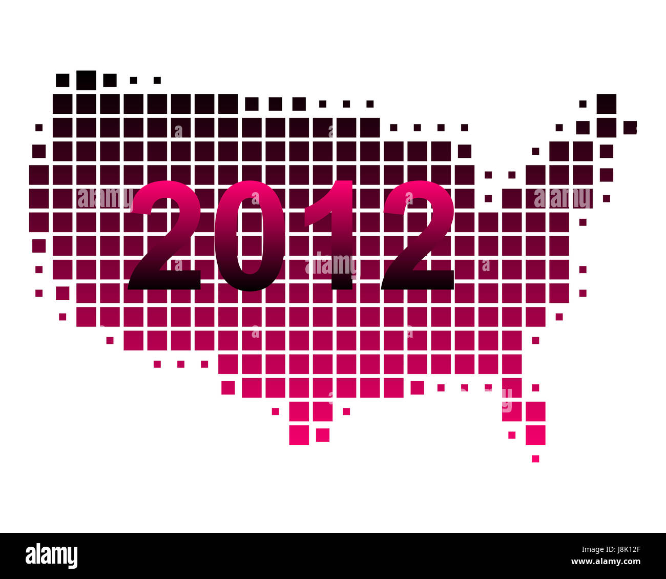 Maps In 2012 map of the usa 2012 Stock Photo - Alamy