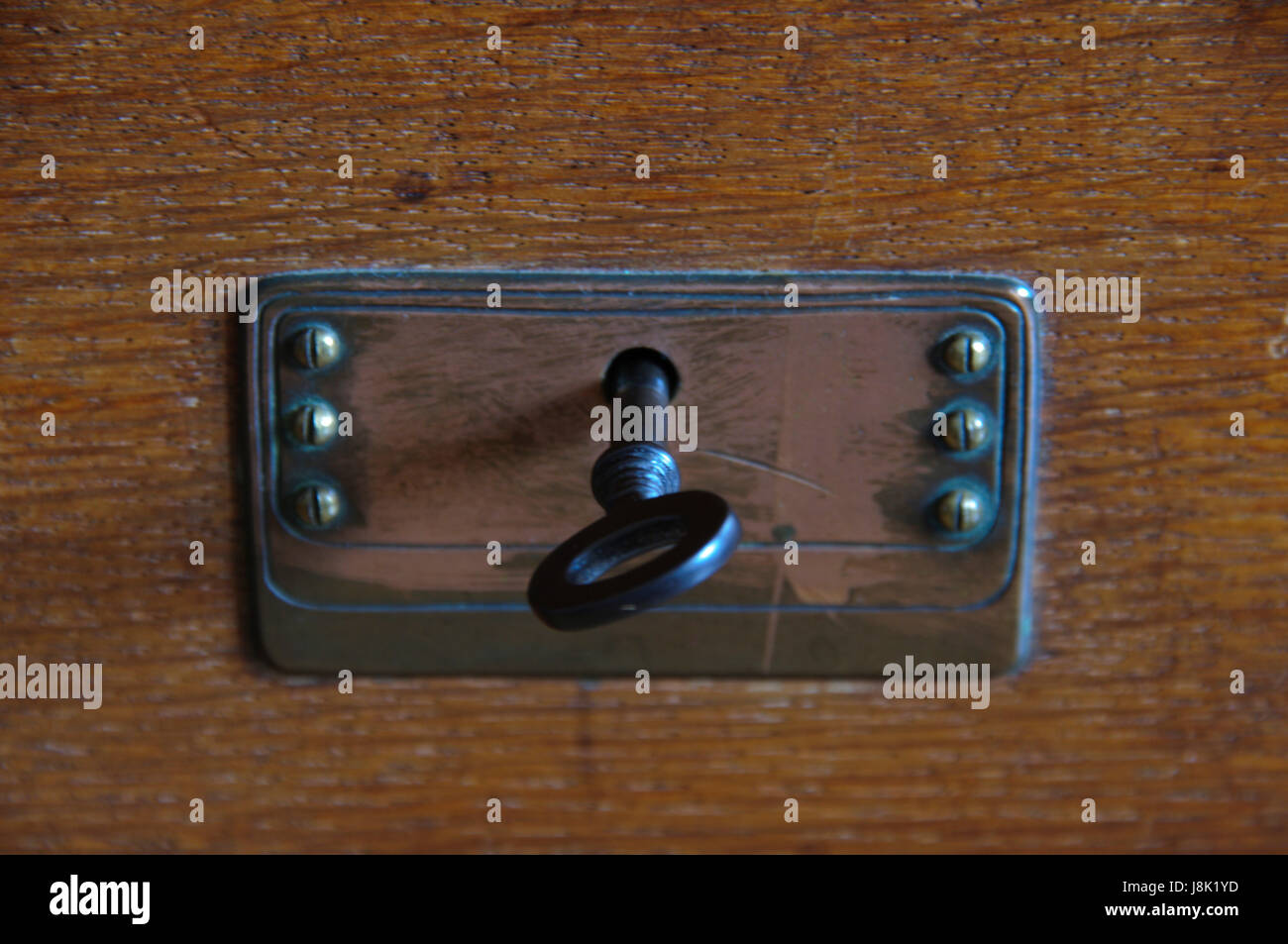 brass, drawer, metal fittings, keyhole, cupboard, closet, macro, close-up, Stock Photo