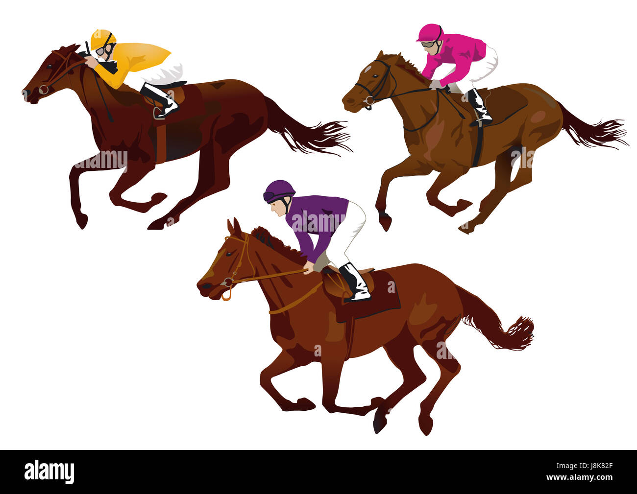 Jockeys At The Races Stock Photo Alamy a-group-of-female-jockeys-at-the-agua-caliente-racetrack-near