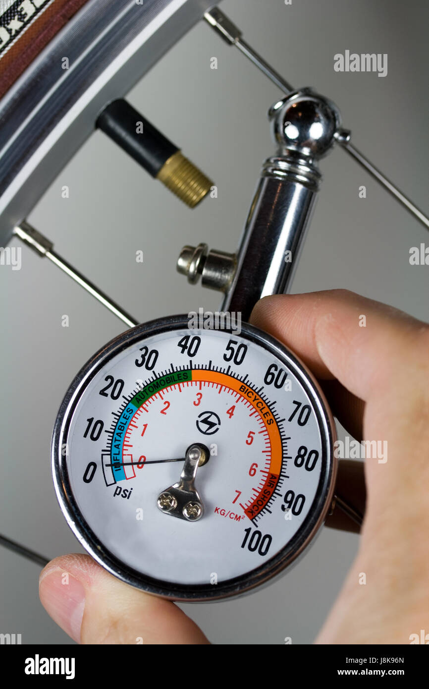 pressure gauge bike