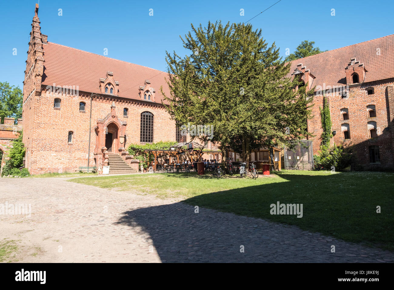 Plattenburg Water Castle, Brandenburg, Germany Stock Photo