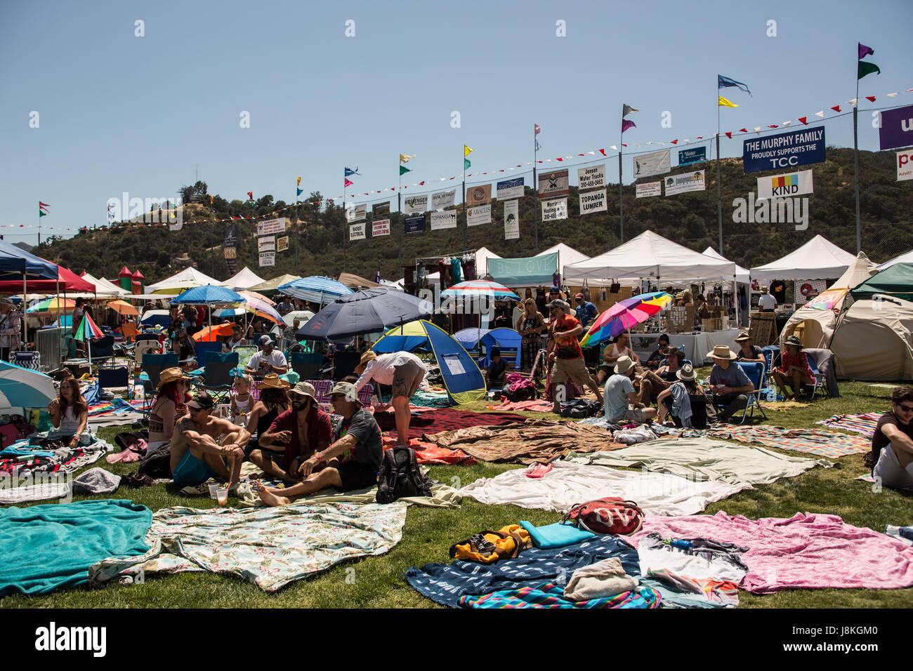 Topanga Days Music Festival Stock Photo Alamy