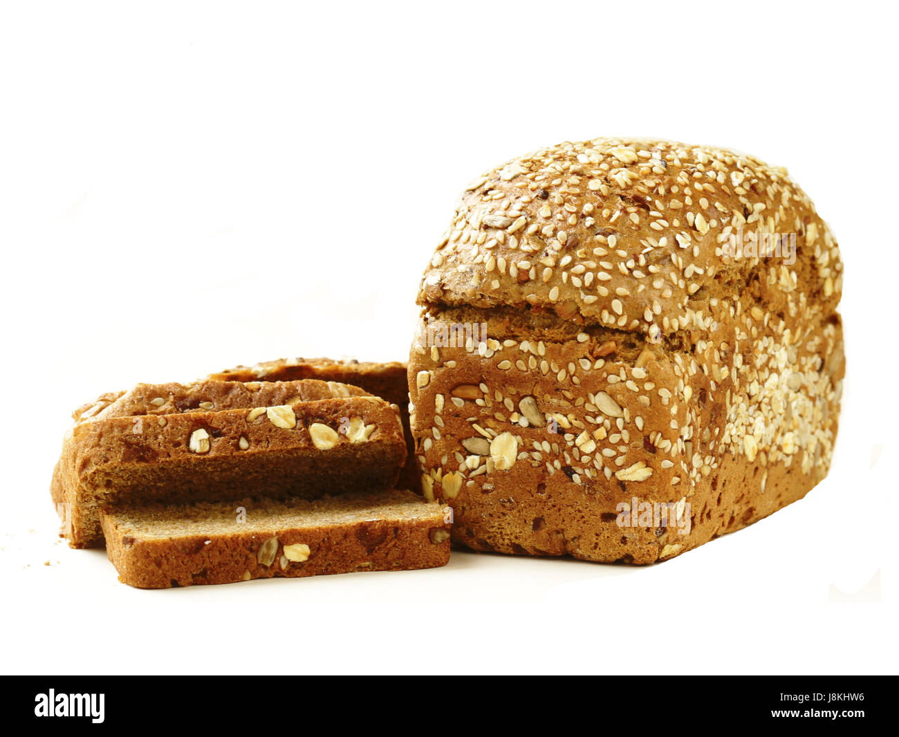 Rye wholemeal bread healthy food Stock Photo Alamy