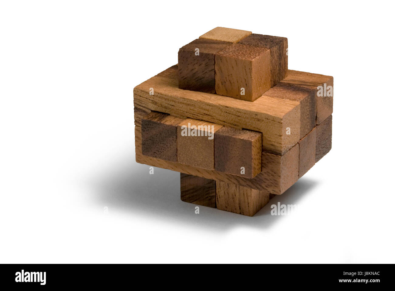 wooden 3d puzzle Stock Photo - Alamy