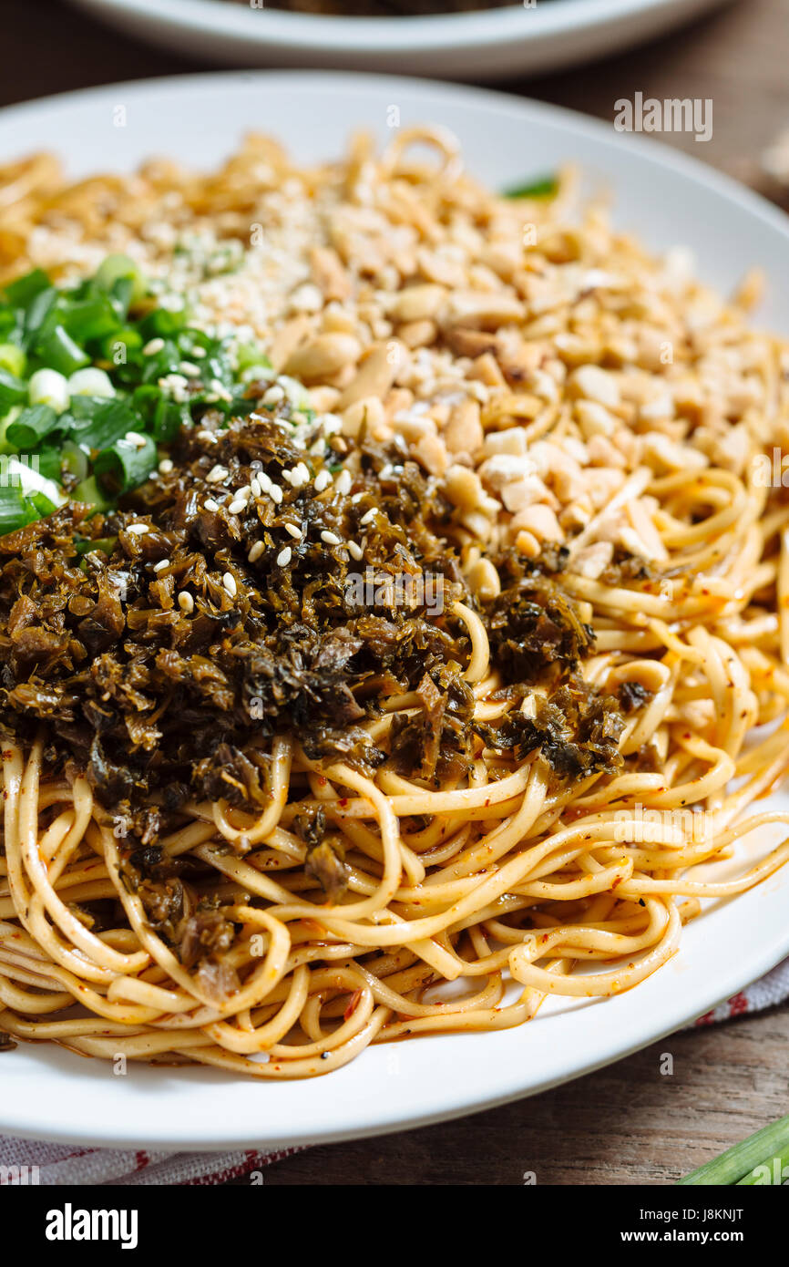 Traditional Chinese Snack, Yibin Burning Noodle Stock Photo Alamy