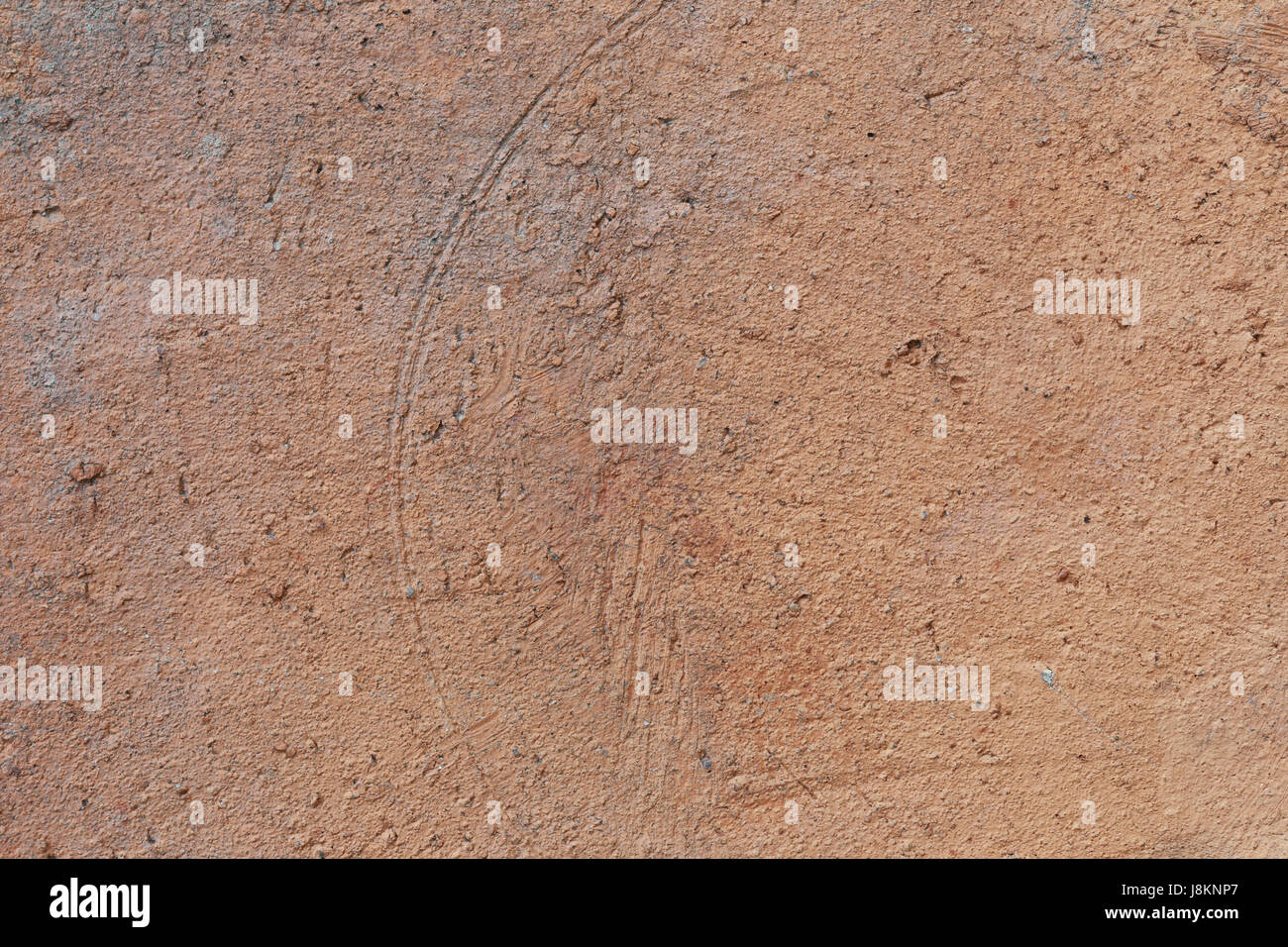 Surface of Orange earthenware for design texture background. Stock Photo