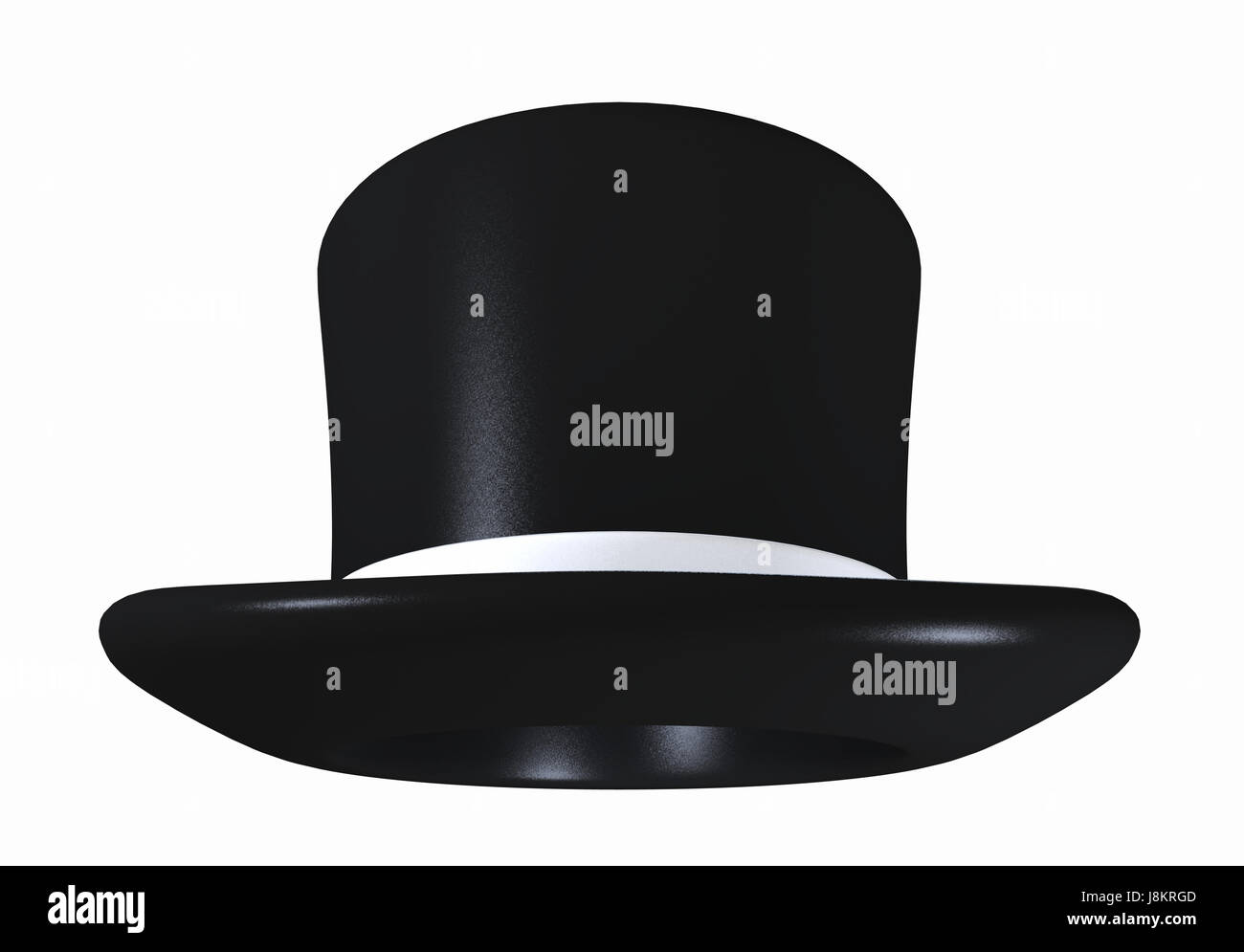 black tophat against white background Stock Photo Alamy