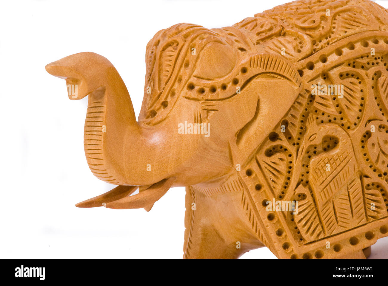 object, art, culture, isolated, animal, mammal, statue, wood, asia, elephant, Stock Photo
