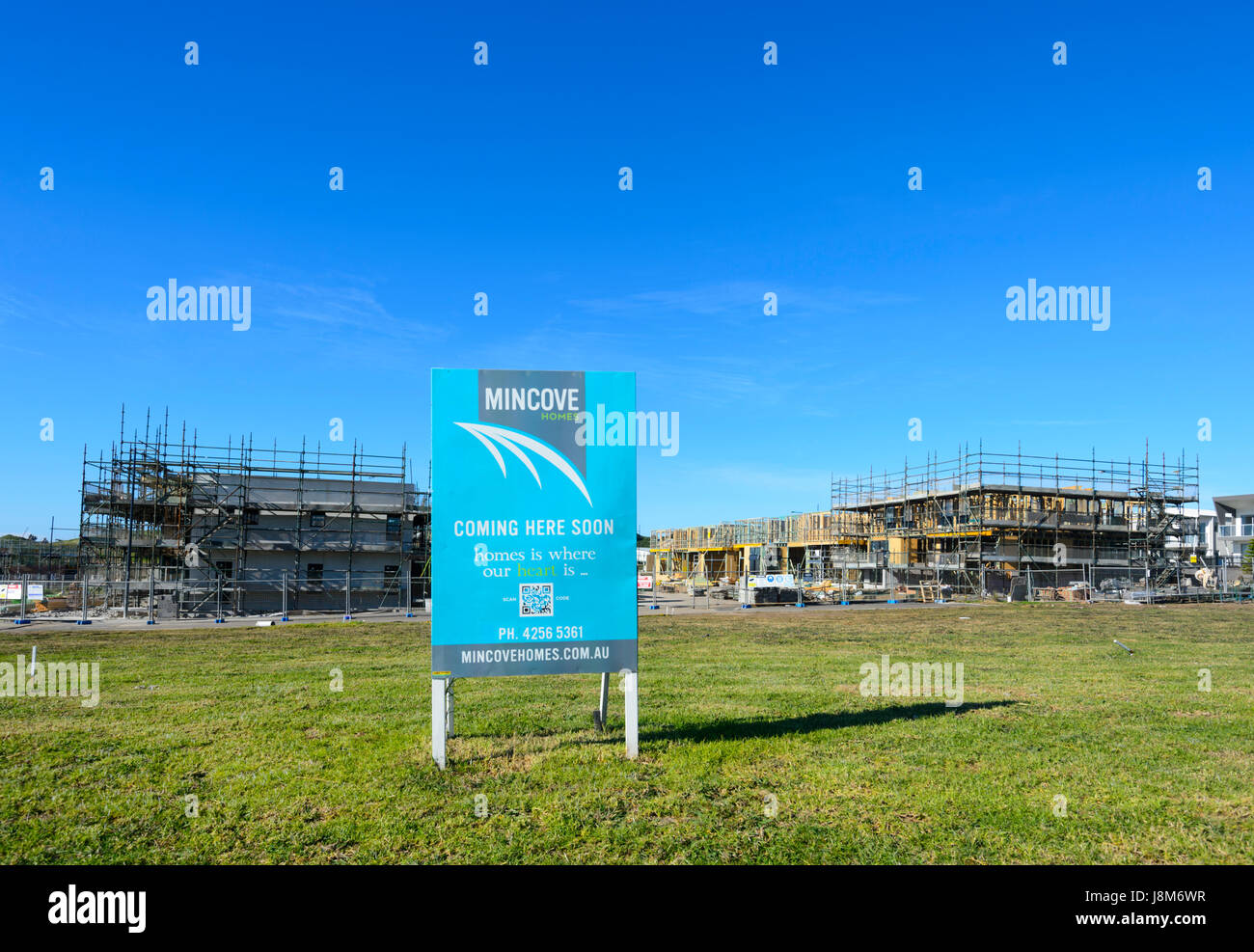 New housing Development, Shell Cove, New South Wales, NSW, Australia Stock Photo