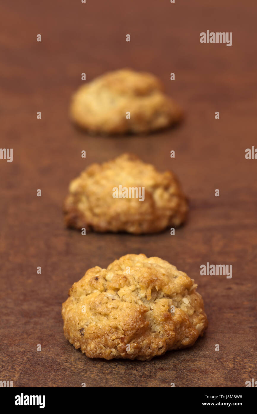 biscuit, bake, oatmeal, oat flakes, christmas, xmas, x-mas, pastry, biscuit, Stock Photo