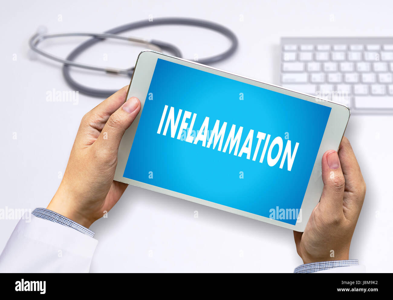 Inflammation Joint inflammation concept Medical Report , lymph glands